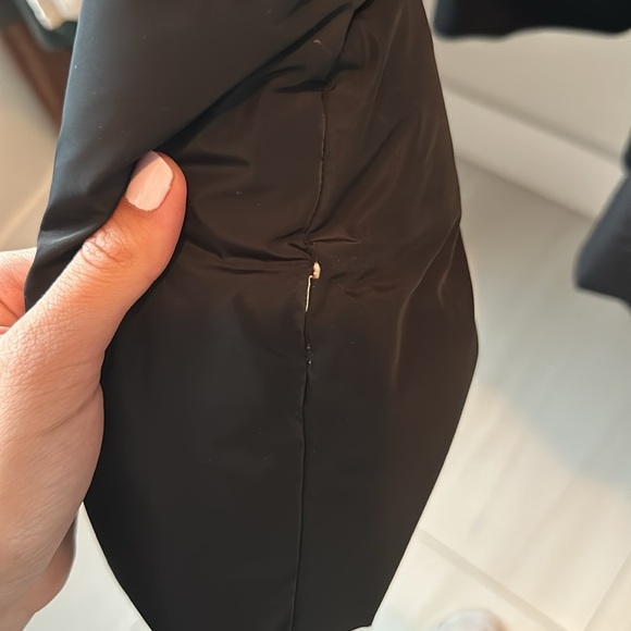 Mackage black puffer bomber with fur - Picture 3 of 6